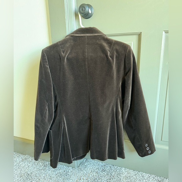 Vintage velour blazer - Picture 4 of 7